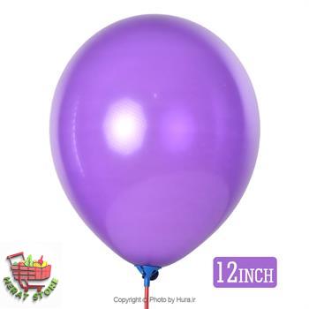 بادکنک براق بنفش صاف