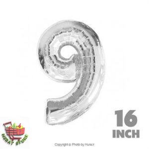 بادکنک فویلی نقره یی نه