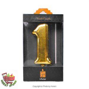 شمع آبکاری طلایی یک