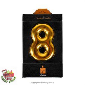 شمع آبکاری طلایی هشت