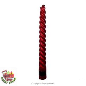 شمع شمعدانی زرشکی