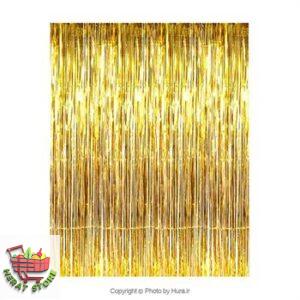 پرده متالایز طلایی