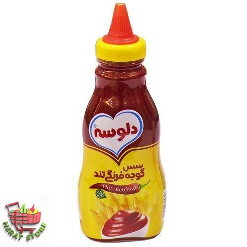 سس گوجه‌فرنگی تند دلوسه ۴۰۰گرم