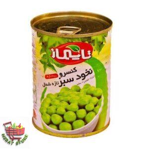 کنسرو نخود سبز تایمز
