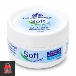 کرم مرطوب‌کننده و نرم‌کننده Fruit of the Wokali مدل Soft حاوی روغن جوجوبا