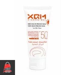 مایع ضد آفتاب بی‌رنگ XQM مدل Fluide mineral با SPF 50