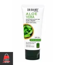 کرم ضد آفتاب بی‌رنگ و التیام‌بخش DR·RASHEL مدل ALOE VERA با SPF 50 وزن ۶۰ گرم